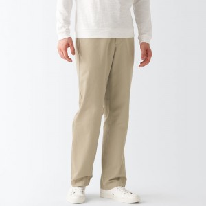 Beige Muji Chino Regular Women Pants | CJ3B8B76W