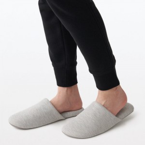 Beige Muji Cotton Soft Women Slippers | PY8N5P75H
