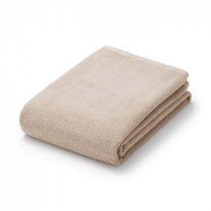 Beige Muji Twin Pile Small Bath with Loop Women Towels | JL5A8K81C