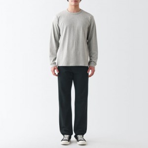 Black Muji Denim Regular Fit Men Jeans | VZ5U0M85N