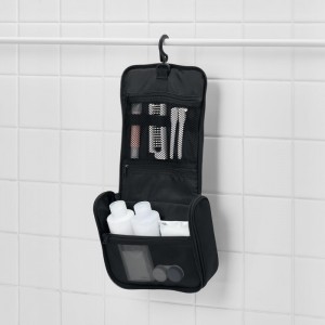 Black Muji Polyester Hanging Women Toiletry Bags | SN4V0Q10G