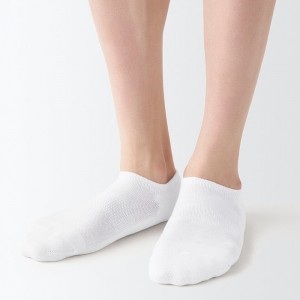Black Muji Right Angle Pile Sneaker Men Socks | UG0G3V27R