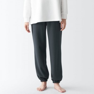 Black Muji Soft Women Sweatpants | VV8C4C83Y