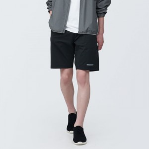 Black Muji UV Protection Quick Dry Men Shorts | DI5Q3M32Z