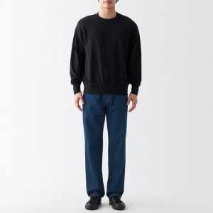 Blue Muji Denim Regular Men Jeans | UQ1M9X44N