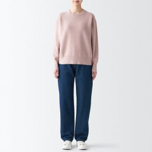 Blue Muji Denim Regular Women Jeans | TJ6F4T11R