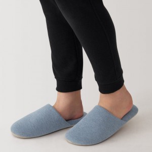 Blue Muji Soft Women Slippers | CA1Z5U00Y