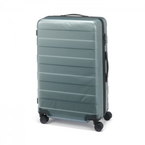 Grey Muji Adjustable Handle Hard Shell 75L Men Luggage Bags | WP6Q6B46I
