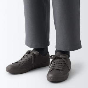 Grey Muji Less Tiring Men Sneakers | CH5R9I44H