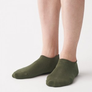 Grey Muji Right Angle Sneaker Women Socks | IE7T8S67H