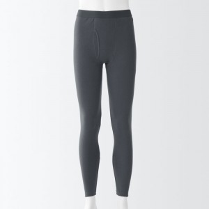 Grey Muji Warm Long Men Tight | NJ3X8D44G