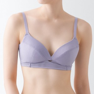 Lavender Muji Adjustable Women Bras | FR7D5Z24Y