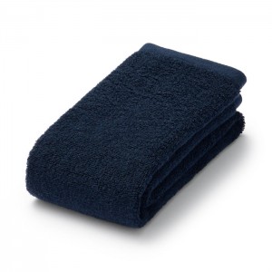Navy Muji Twin Pile Face with Loop Women Towels | FK6K5F65O