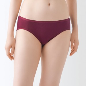 Pink Muji Lyocell Low-Rise Women Bikini Bottom | UW3P7X79K