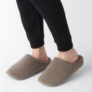 Pink Muji Warm Fiber Insole Women Slippers | WY5E3V34Z