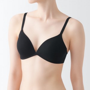 Pink Muji Wireless Molded Women Bras | RS7F1A78O