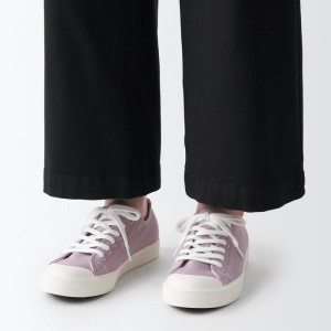 Purple Muji Less Tiring Men Sneakers | CN1Z4V69S