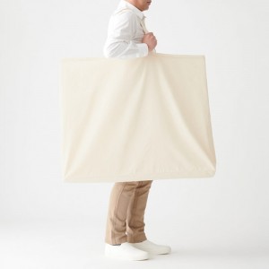 White Muji Turkish Cotton My XL Men Tote Bags | JC7O6B02T