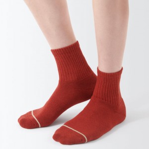 White Muji Warm Pile Cotton Short Men Socks | VK0R6L14M